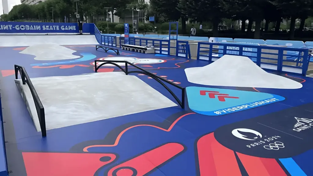 Read more about the article 3D Printed Skatepark Makes Debut in Paris Olympics 2024