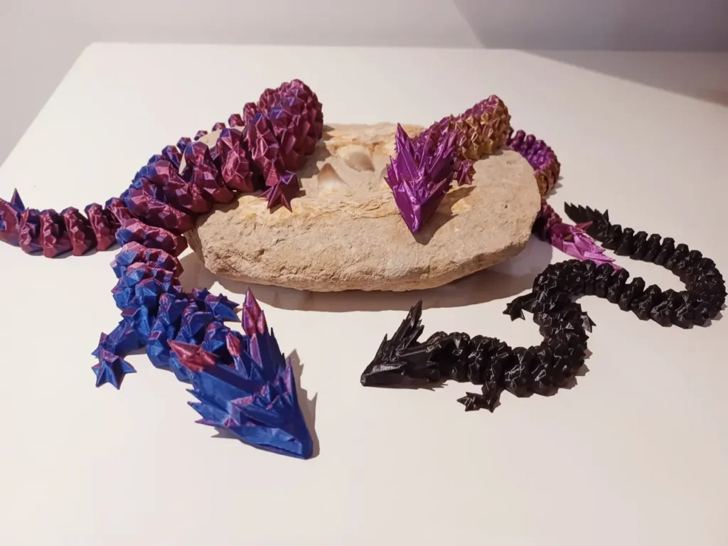 Top 10 3D Printed Articulated Dragon STL Files Free Download