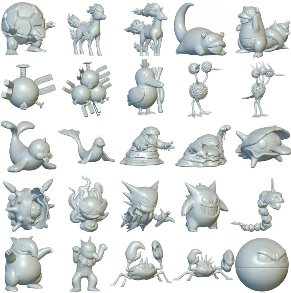 Top 10 3D Printed Pokemon STL Files