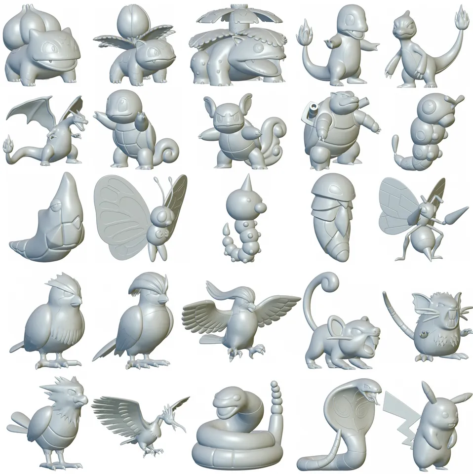 Top 10 3D Printed Pokemon STL Files