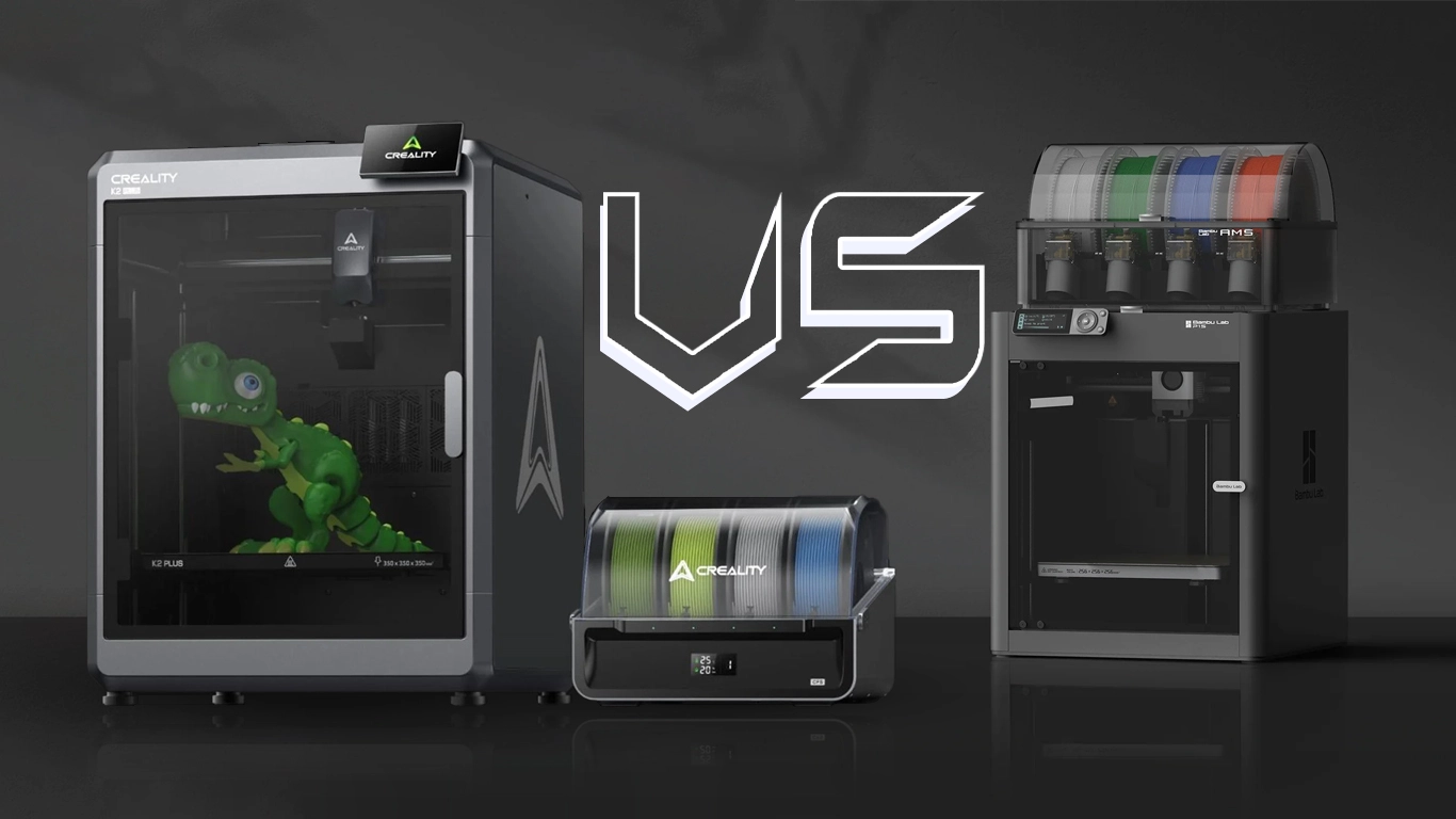 You are currently viewing Creality K2 Plus vs Bambu Lab P1S: High-End Printing, Head-to-Head