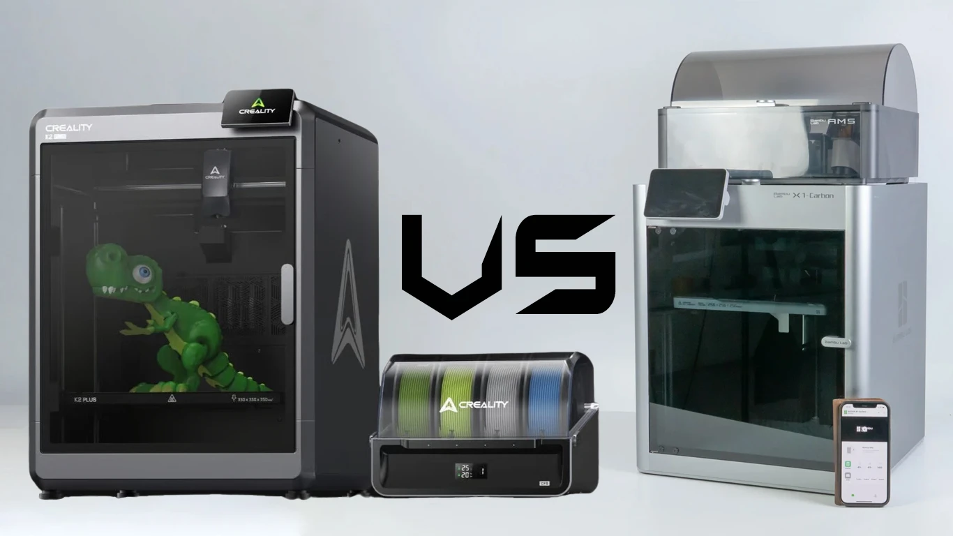 You are currently viewing Creality K2 Plus vs Bambu Lab X1 Carbon: Most Anticipated Competitors