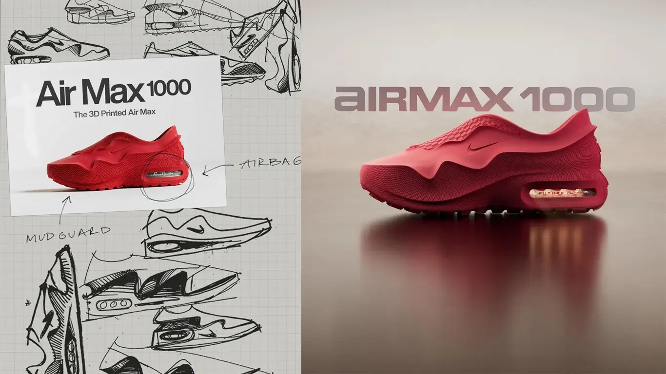 You are currently viewing Iconic Air Max Gets 3D Printed Makeover: Introducing Air Max 1000